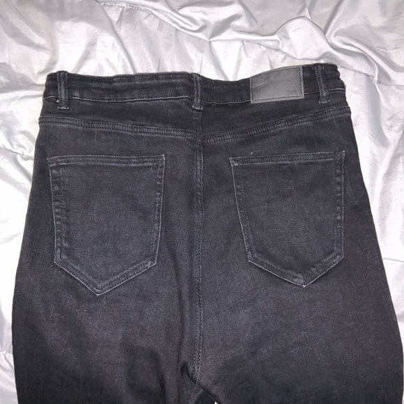 ZARA HI RISE JEANS - Picture 3 of 4